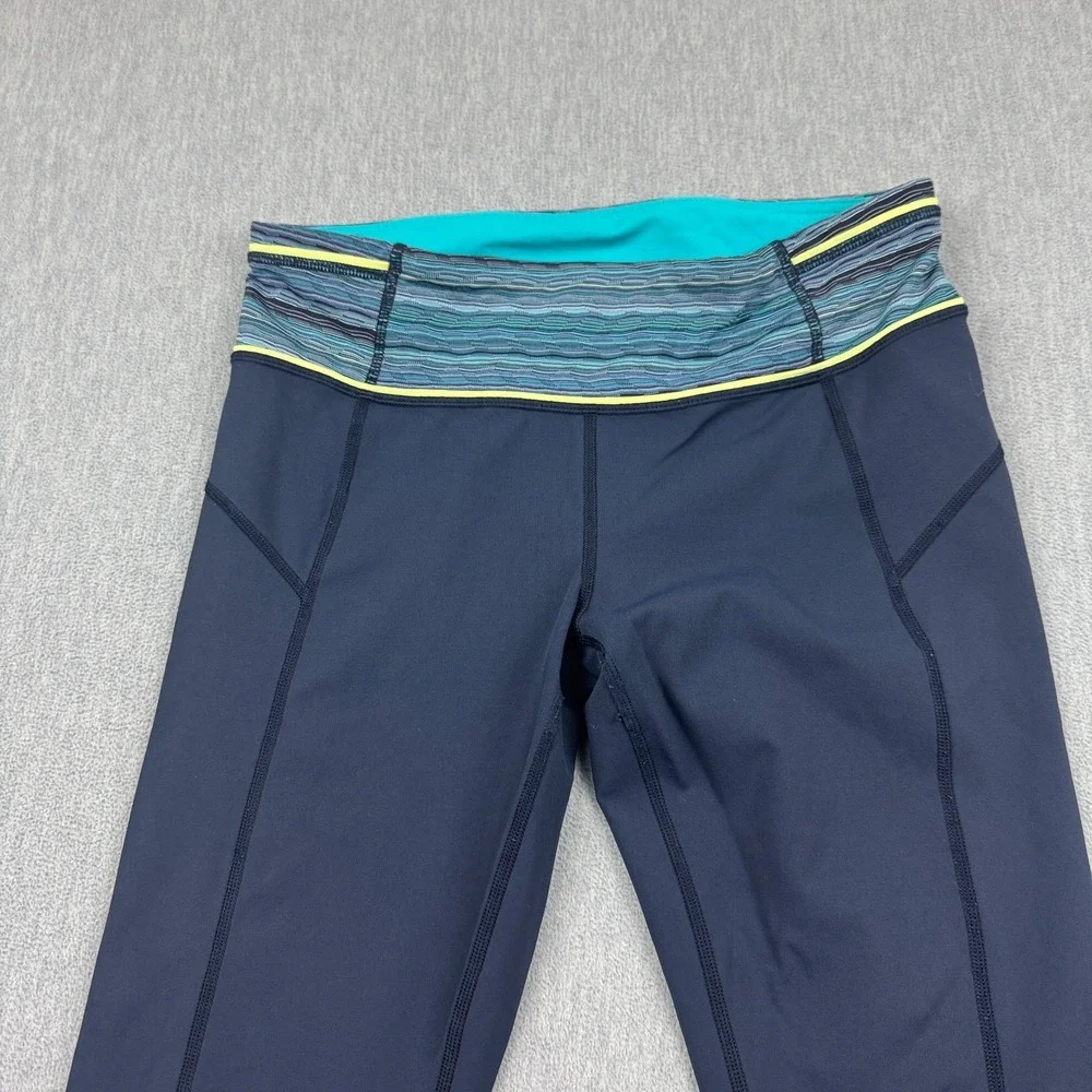 Lululemon Leggings Women 8 Blue Pace Queen 26